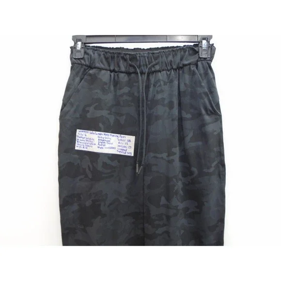 Lululemon 'Keep Moving' Womens High Rise Jogger Pants Size 6 Gray Camo LW5DBDS - Picture 2 of 6